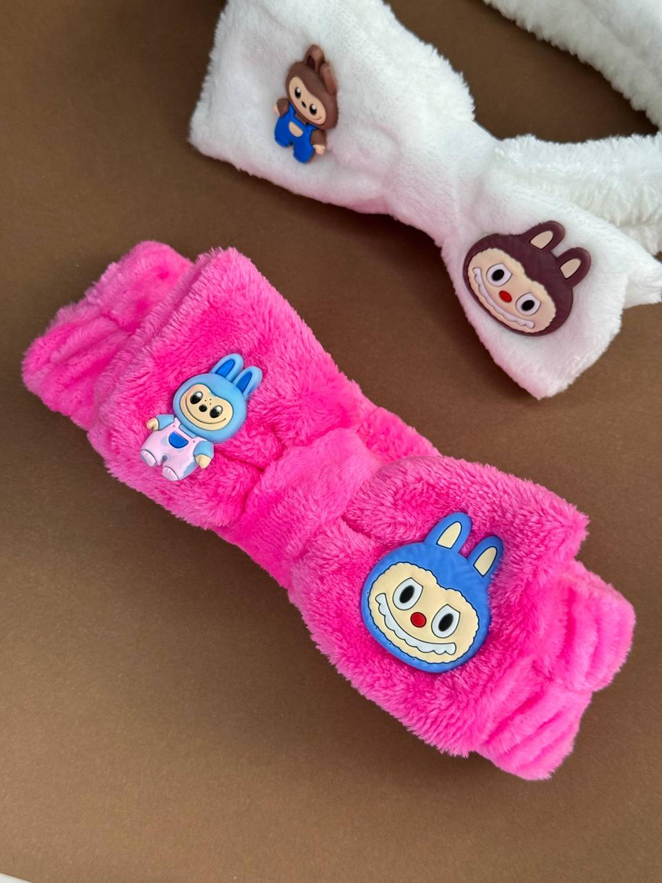 Пов’язка для волосся з бантом «Лабубу»