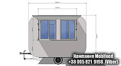 Торговий причіп "Каліфорнія" 3*2.1 м.