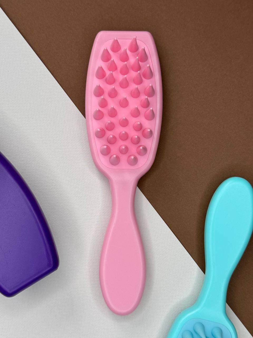 Масажна щітка-вспінювач з ручкою