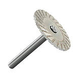 Диск алмазний відрізний 40мм для плитки каменю граніту хвостовик 6мм, фото 9