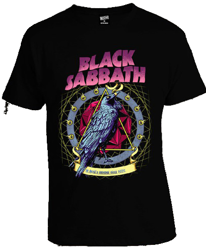 Футболка Black Sabbath Raven
