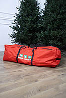 Сумка для елки 0,4*0,4*1,2м красная 1,50 м - 1,80 м(р)