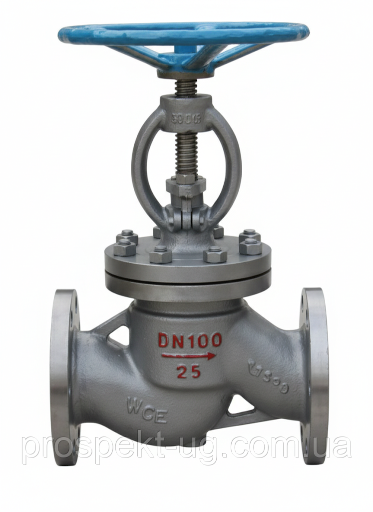 Вентиль сталевий 15с18нж Ду25 Ру25 фланцевий, фото 1