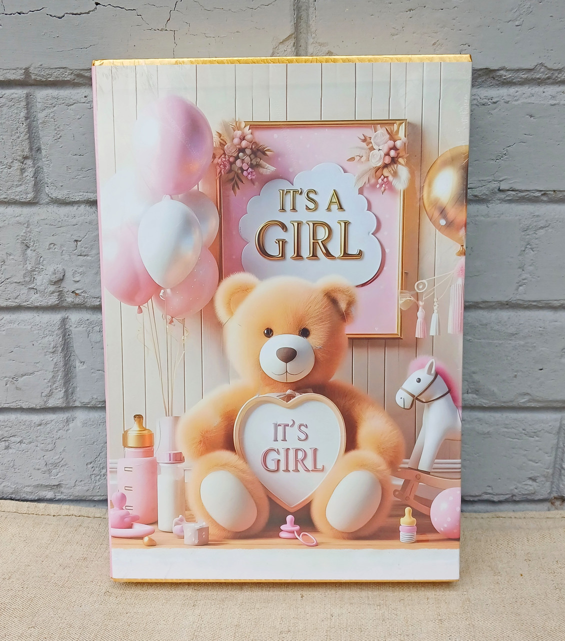 Дитячий фотоальбом у подарунковому боксі на 300 фото 10х15 см.