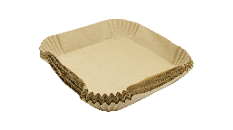 Форма для аерогриля, пергаментна, квадратна, 25/20*4,5 см, 100 шт.