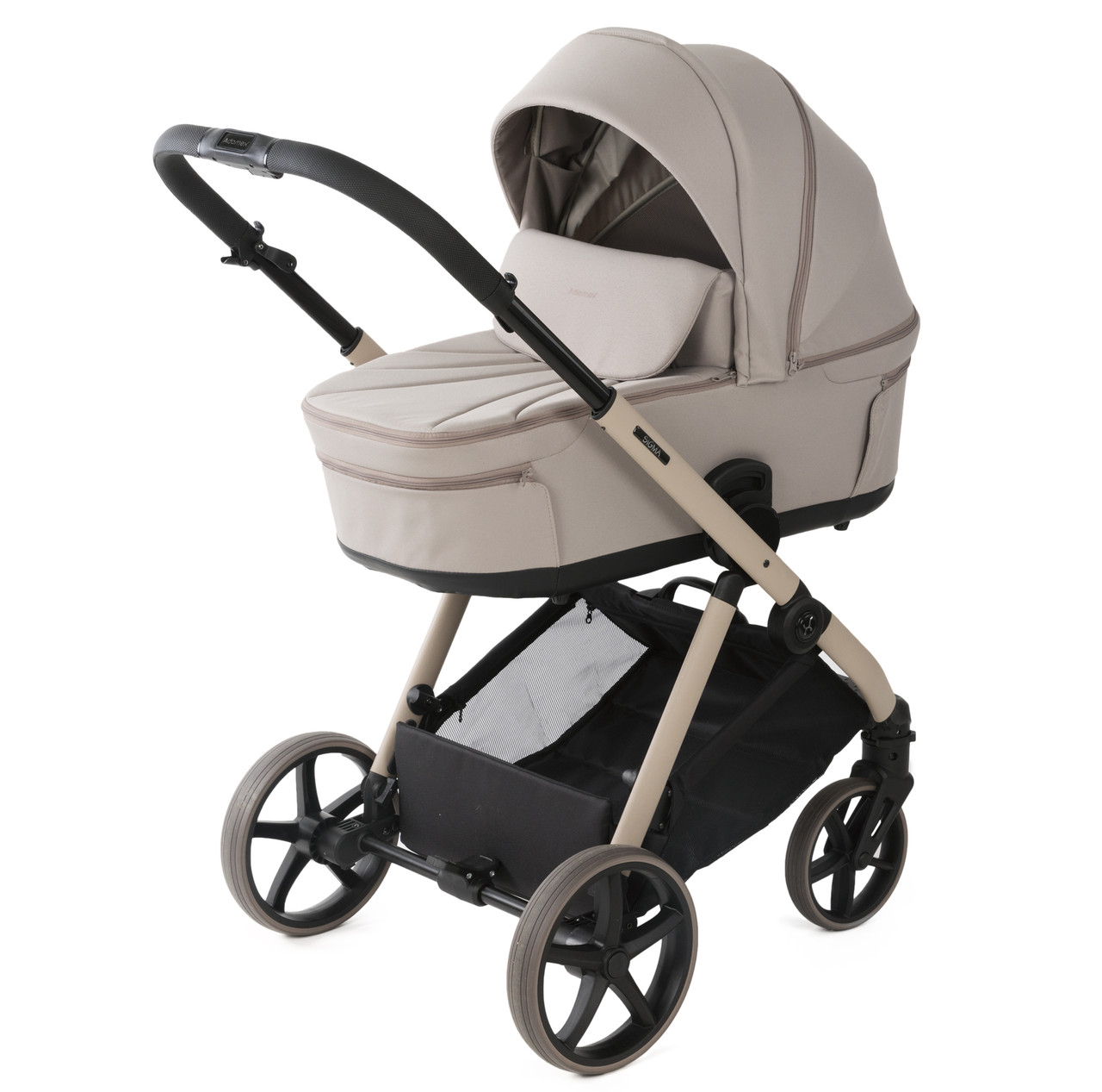 Коляска 2 в 1 Adamex Sigma Natura 4 cappuccino