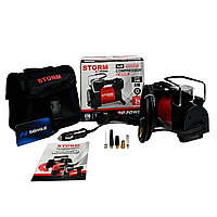 Автокомпрессор STORM Big Power Autostop 12В 37 л/мин 10 атм 170Вт от прикуривателя с манометром