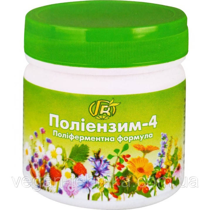 Поліензим-4 — поліферментна ферментно-рослинна формула, Green Visa, фото 1