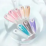 Гель для нарощування Edlen Builder Gel Princess №21 з шиммером (теплий бежевий), 15 мл, фото 2