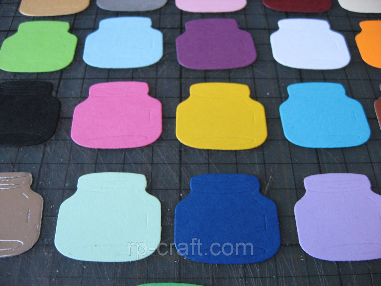 Вирубка з паперу та картону. Баночка 31х35 мм, фото 1