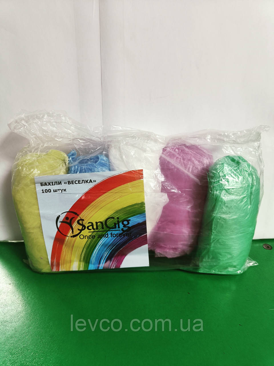 БАХІЛИ  100ШТ  (50 ПАР) 3.5 ГР ВЕСЕЛКА, фото 1