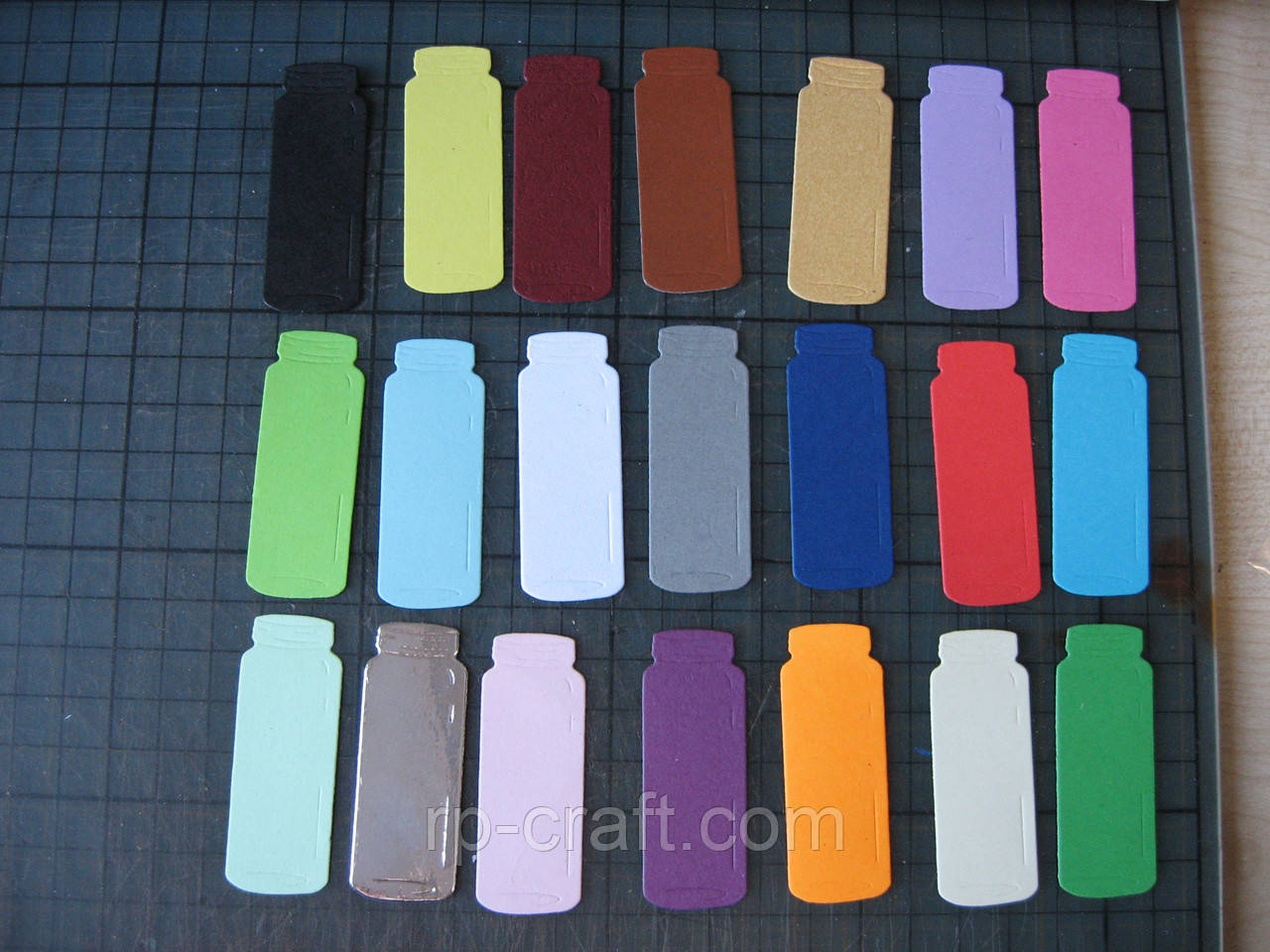 Вирубка з паперу та картону. Баночка 21х55 мм, фото 1