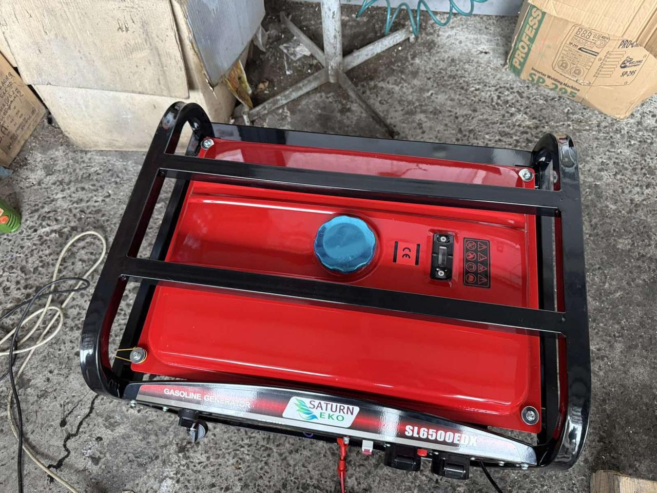Бензиновий генератор 5.5 кВт макс, AVR, з електростартером та мідною обмоткою Saturn Eko SL6500EDX, фото 1
