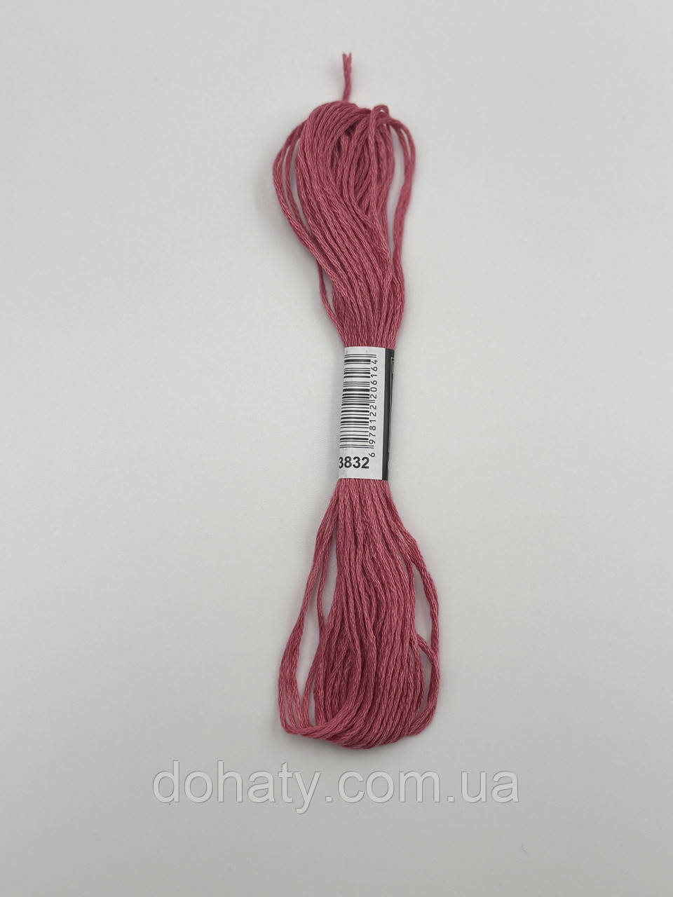 Нитки муліне 3832 Малиновий середній – насичений для вишивання, фото 1
