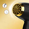 Фен для волосся 2400Вт + 2 насадки, 3 режими, Р-340 / Професійний фен для сушіння волосся / Фен з іонізацією, фото 5