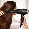 Фен для волосся 2400Вт + 2 насадки, 3 режими, Р-340 / Професійний фен для сушіння волосся / Фен з іонізацією, фото 6