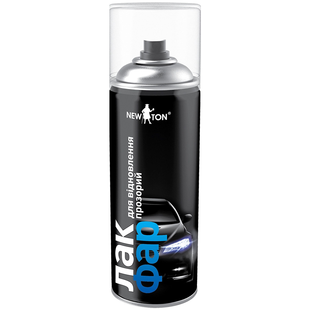 Лак для відновлення фар New Ton прозорий глянцевий акриловий, 400 мл, фото 1
