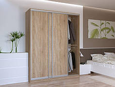 Шафа-купе Сіті Лайт Doros  3 ДСП 180х60х225 см