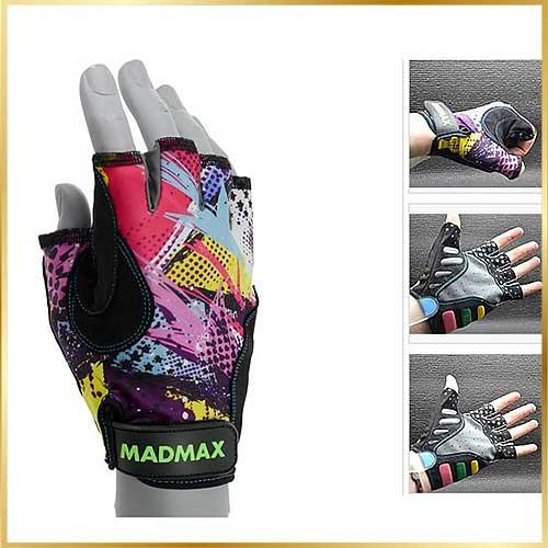 Рукавички для коляски інвалідний спортивний дихаючий для активних користувачів MadMax Short Fingers розмір M