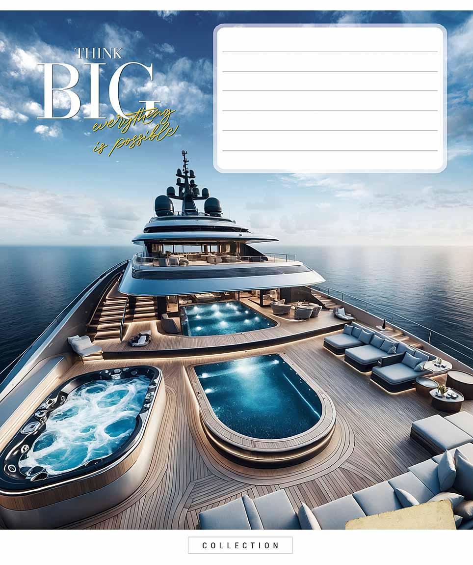 Зошит 24арк. кліт. Star "Dream big" ВД-лак №024-3672K(25)(200), фото 1