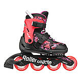 Ролики дитячі Rollerblade Microblade SL Black Coral 33-36.5, фото 6