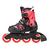 Ролики дитячі Rollerblade Microblade SL Black Coral 33-36.5, фото 5