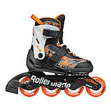 Ролики дитячі Rollerblade Microblade SL Black Orange 33-36.5, фото 3