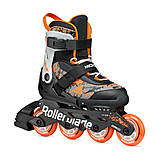 Ролики дитячі Rollerblade Microblade SL Black Orange 33-36.5, фото 2