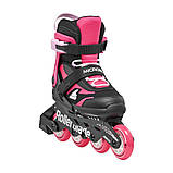 Ролики Rollerblade Microblade G Black Pink 28-32, фото 5