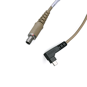 Кабель INVISIO IntelliCable CC01 USB-C для PTT-системи, 800mm, INV29773, Колір: Tan