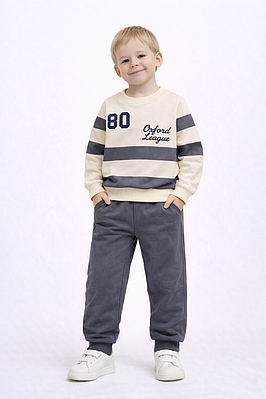 Дитячий костюм для хлопчика 2-5 років (світшот + штани)