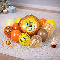 Набір 15 куль Левове серце Помаранчевий