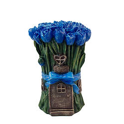 Декоративні тюльпани сині (полістоун) V0101-2(P)