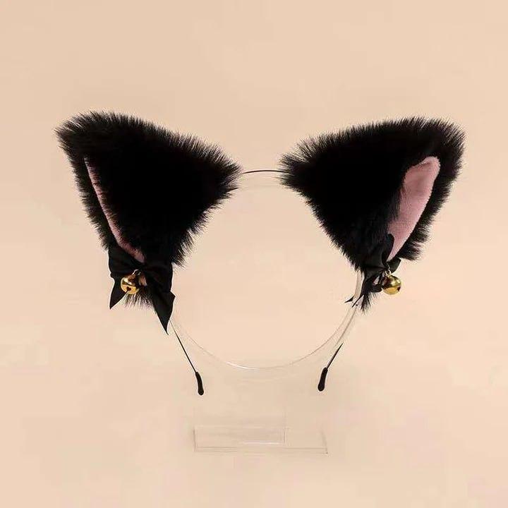 Обруч вушка Чорний П-012