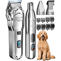 Машинка для грумінгу тварин Oneisall PC15, Pet Grooming Kit, акумуляторна, USB 5V