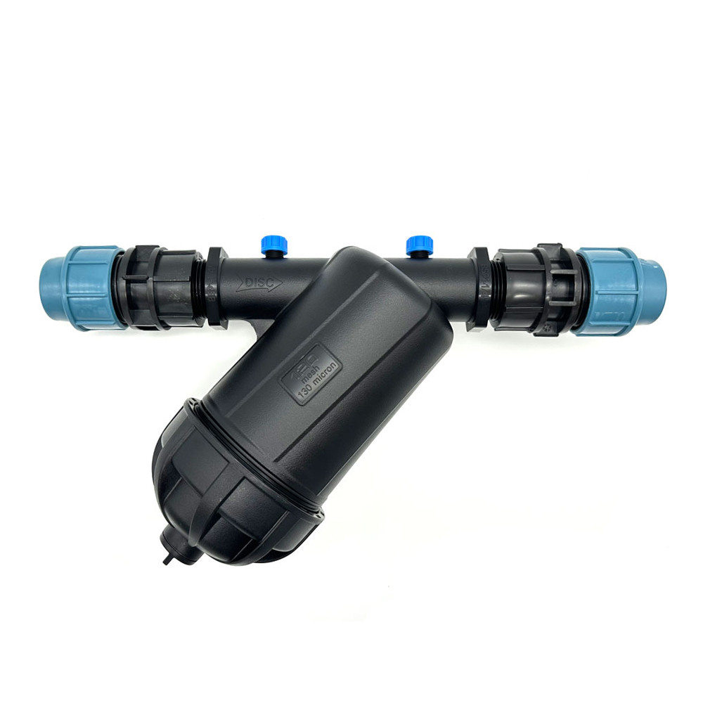 Дисковий фільтр для крапельного поливу на 32 трубу, 1¼" дюйма, до 15 м³/год, в комплекті з муфтами, фото 1