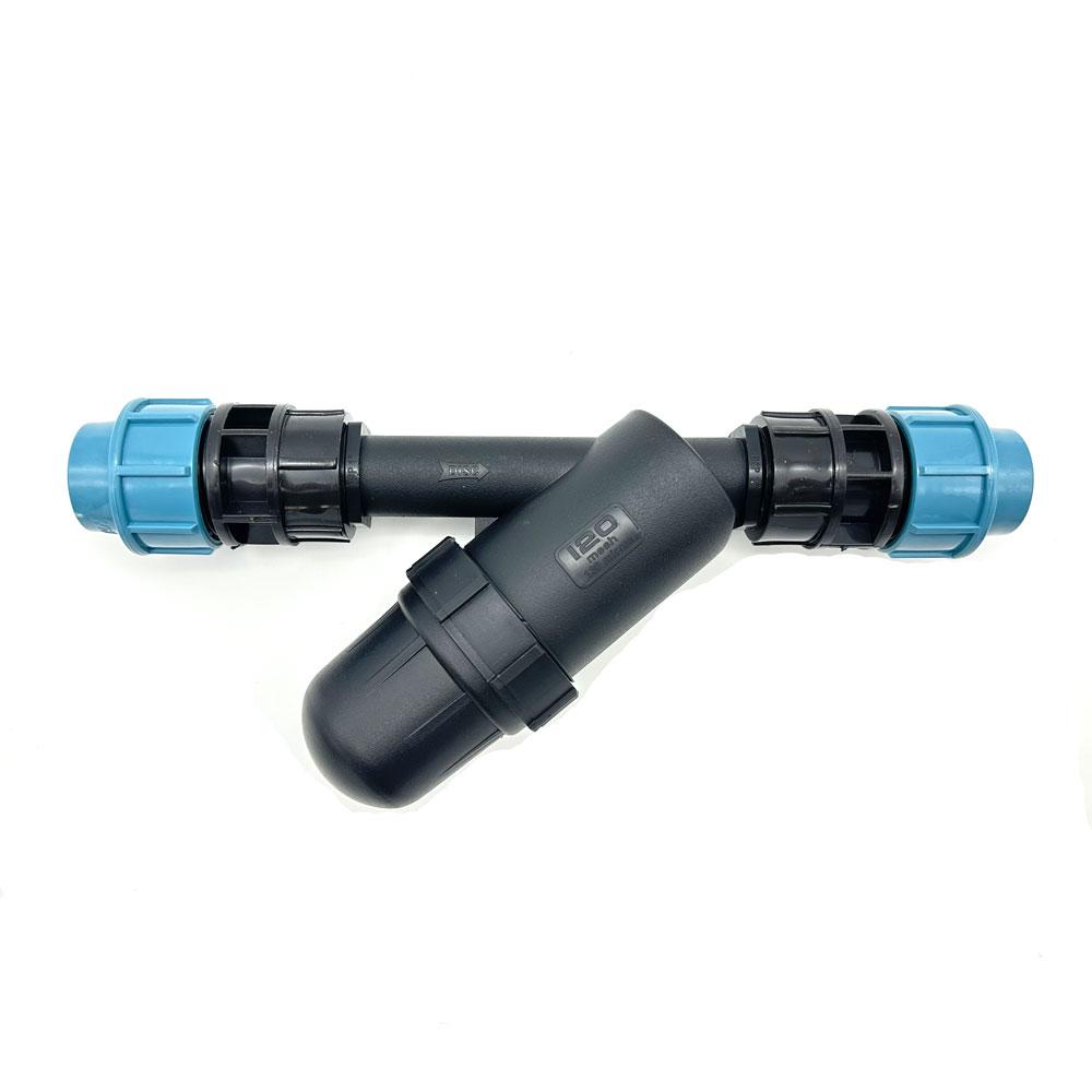 Дисковий фільтр для крапельного поливу на 25 трубу, 1" дюйм, до 6 м³/год, в комплекті з муфтами, фото 1