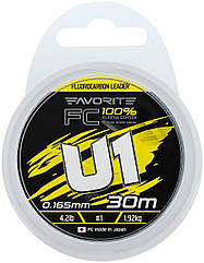Флюорокарбон Favorite U1 FC 30m #1.0/0.165mm 4.2lb/1.92kg