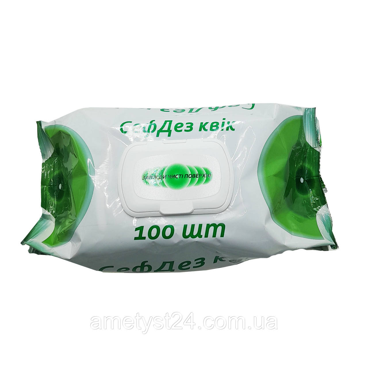 СефДез квік вологі серветки з клапаном 100 шт, фото 1