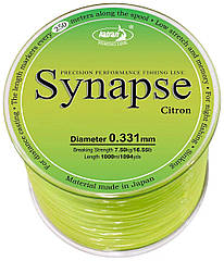 Леска Katran Synapse Citron 1000m (лимон.) 0.331mm 16.55lb/7.5kg