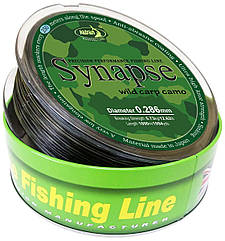 Леска Katran Synapse Wild Carp Camo 1000m (Dark Camo) 0.286mm 12.62lb