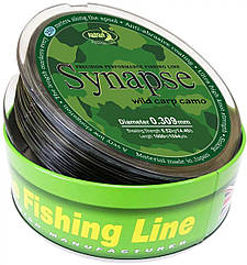 Леска Katran Synapse Wild Carp Camo 1000m (Dark Camo) 0.309mm 14.4lb