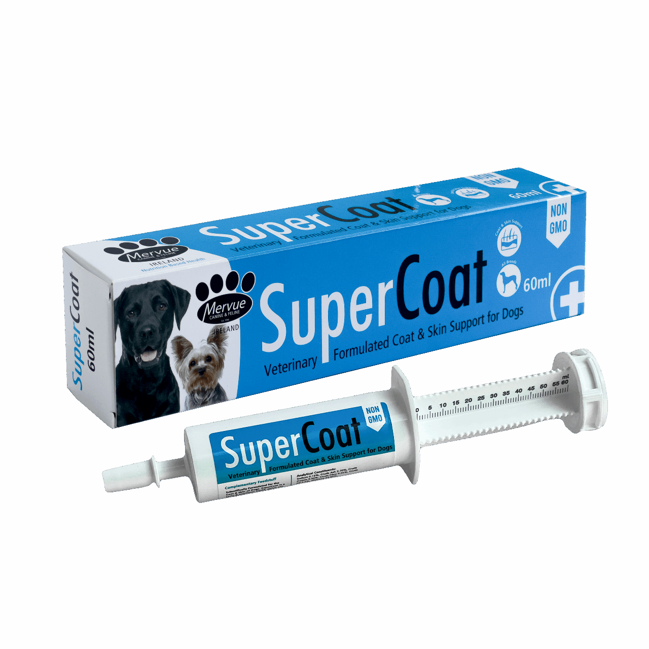 Mervue Supercoat Pasta for Dogs вітамінна паста для поліпшення стану шкіри та шерсті у собак, 60 мл, фото 1