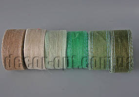 Лента-мешковина с ниткой 4,0см/10ярд