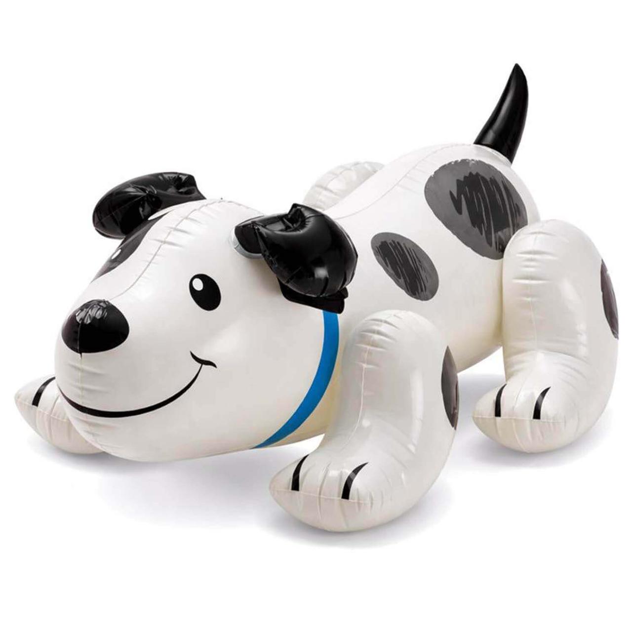 Дитячий надувний плотик Intex 57521 «Цуценя» 108×71 см — надувний матрац для купання, з ручками, до 55 кг, 3+, фото 1