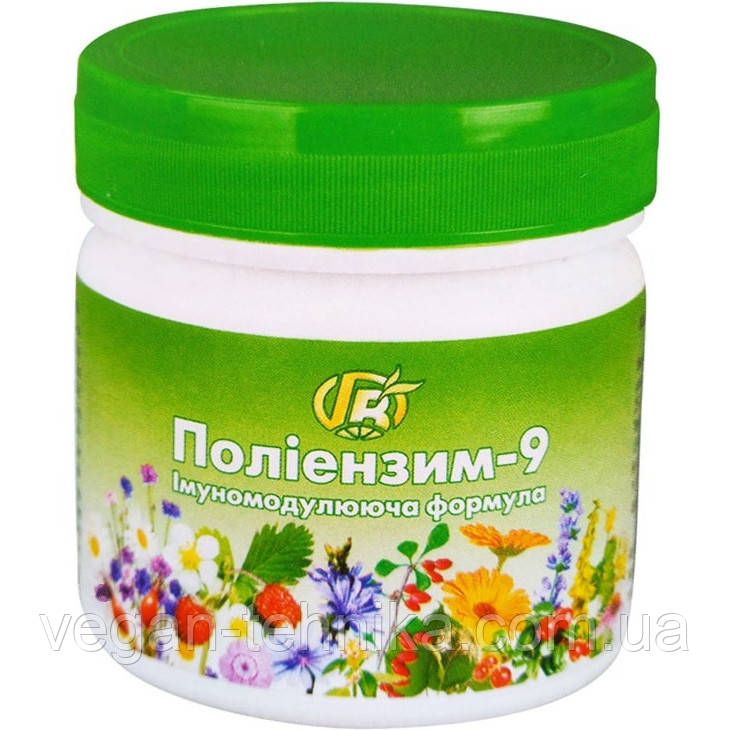 Поліензим-9 — імуномодулююча ферментно-рослинна формула, Green Visa, фото 1