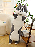 М'яка іграшка подушка обіймана Хаскі 100 см, фото 4