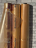 Плівка для теплиць на метраж,120 мкм, 6 м ширина уф стабілізована 24 місяця, помаранчева Інтерком, фото 5