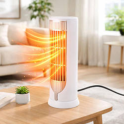 Тепловентилятор керамічний 1200Вт, 2 режими / Обігрівач електричний / Електрообігрівач