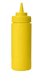Пляшка для соусів з мірною шкалою жовта 360 мл